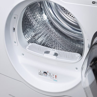 西门子(Siemens)WT47U9H00W白 9kg 干衣机 热泵干衣  自清洁冷凝器  TFT  家居互联17个程序  R290环保冷媒