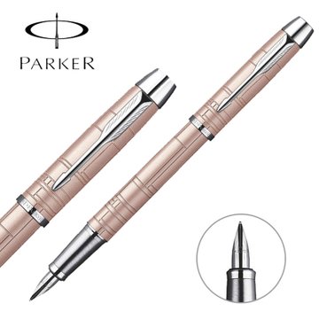 派克（PARKER）IM（粉红）香槟墨水笔/钢笔 礼品笔M01