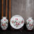 景德镇陶瓷器三件套小花瓶现代中式客厅电视柜插花工艺品装饰摆件(雪景)第2张高清大图