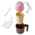recolte丽克特 日本迷你冰淇淋机雪糕机冰激凌机 RIM-1 樱花粉第2张高清大图