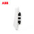 ABB开关插座面板德静系列白色五孔插座86型开关面10A墙壁开关面板插座套餐合集(三位单控)第4张高清大图