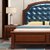 皮耐迪 美式乡村实木床主卧1.8米双人 现代简约大床1.5m白色储物婚床家具(胡桃色白靠 1.8*2.0)第4张高清大图