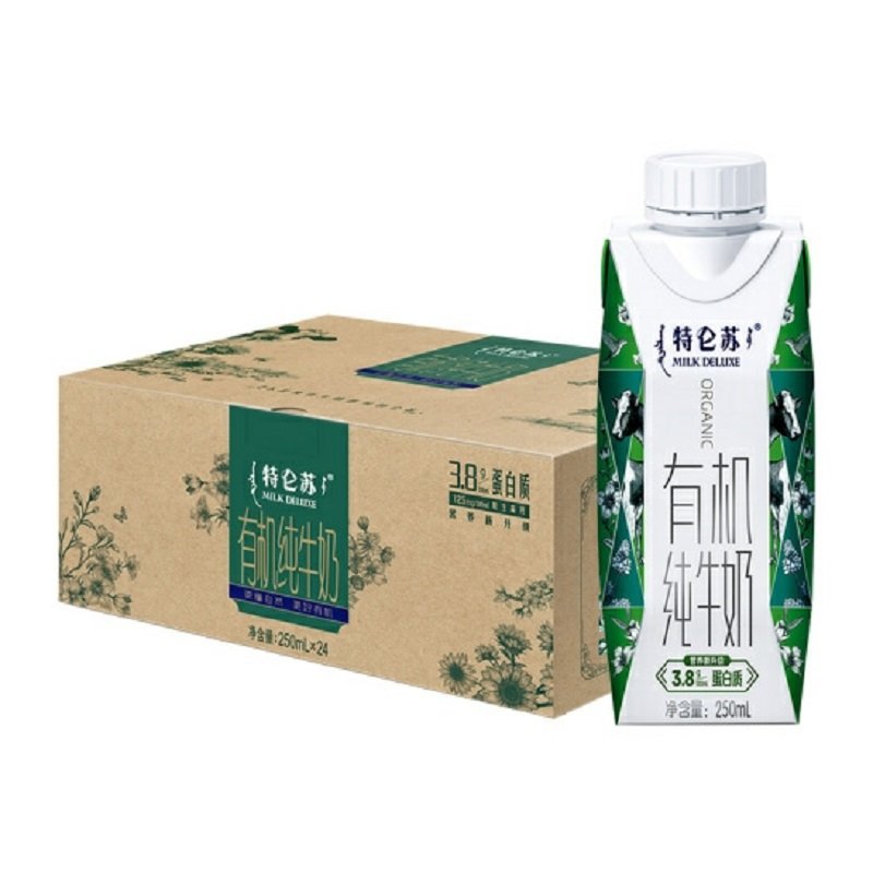 蒙牛特仑苏有机纯牛奶250ml249月产