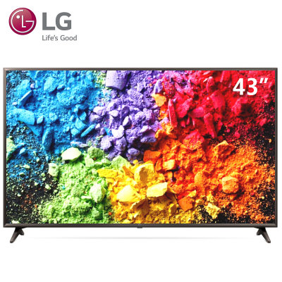 LG彩电 43UK6300PCD 43英寸 4K高清智能网络 液晶电视平板电视机 LED硬屏 卧室客厅电视