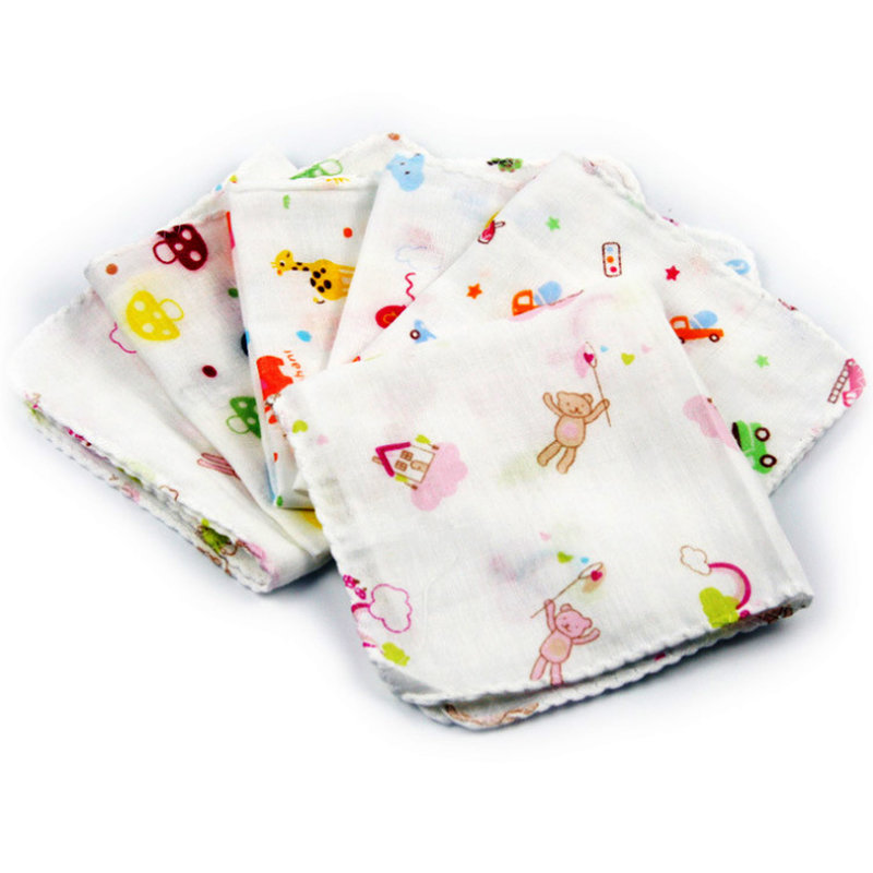婴儿口水巾纯棉纱布小毛巾新生幼儿用品宝宝儿童手帕柔软洗脸方巾