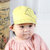 春秋季宝宝帽子婴儿男童儿童棒球鸭舌帽新生儿男童女童鸭舌帽(黄色)第4张高清大图