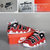 Nike 耐克经典款皮蓬复刻大Air篮球鞋男气垫运动鞋女黑红色(414962-002 43)第5张高清大图