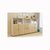 巢湖华美矮柜办公柜HM-AG801木质资料柜(原木色 资料柜)第4张高清大图