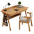 物槿 北欧实木书桌 XL-01(胡桃色单桌 140cm)第3张高清大图