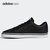 阿迪达斯Adidas NEO男鞋2021新款革面三条纹休闲鞋低帮防滑板鞋B74494(黑色 44.5)第2张高清大图