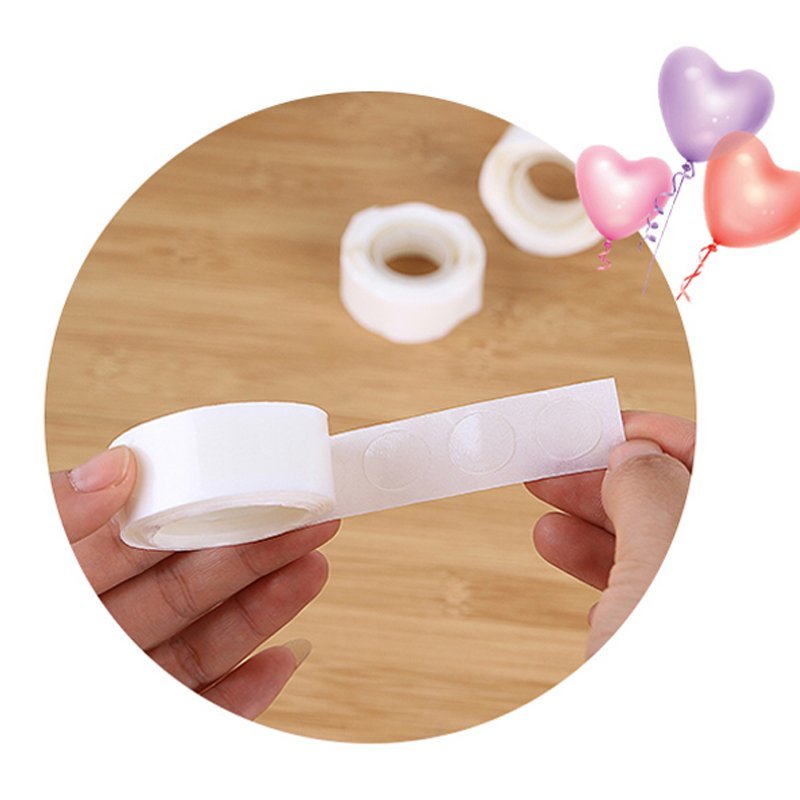 点胶无痕墙面专用胶结婚房气球胶点贴场景布置双面胶装饰婚庆用品24cm