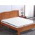 云艳床 实木床卧室床现代中式床 1.2米含床垫YY-944第3张高清大图