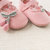 davebella戴维贝拉秋季新款女宝宝婴儿鞋 舒适百搭新生儿软底步前鞋DB8456(125 灰粉色)第3张高清大图
