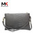 莫尔克（MERKEL）新款女手包单肩包手拿包时尚鳄鱼纹斜跨手包手机包休闲零钱包(黑色)第5张高清大图