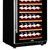 西伯仑XL-240智能恒温红酒柜 茶叶柜 冷藏柜 冰吧展示柜 明拉手黑挂杯(黑色明拉手展架)第3张高清大图