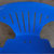 合乐加厚塑料椅子扶手靠背塑料椅简约户外烧烤大排档餐桌椅凳沙滩椅餐椅(蓝色【53cm*53cm*41cm】)第4张高清大图