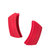 酷彩LE CREUSET法国硅胶手柄隔热垫2件套锅耳套耐高温防烫手套夹(红色)第2张高清大图
