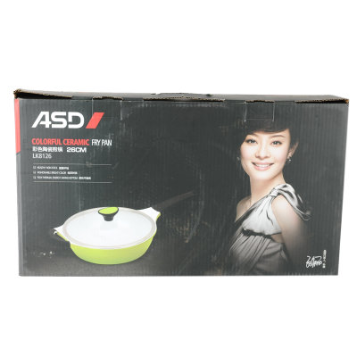 爱仕达（ASD）LK8126彩色陶瓷煎锅（26CM）