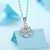 桔钻珠宝 浪漫雪花 项链 P10470 莫桑钻(1克拉)第5张高清大图