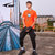 锐克UCAN短袖t恤男士夏季21新款休闲透气运动青少年纯棉宽松上衣(橙色 L)第3张高清大图