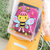 学生儿童雨衣 带书包位男女宝宝防水加厚雨披小孩卡通图案雨披充气帽檐229(橙色蜜蜂)(XL(身高130cm-140)第4张高清大图