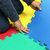 明德十字纹泡沫拼图地垫儿童拼接防滑垫子大号加厚地板垫60*2.5cm(红黄蓝绿 60*2.5cm 4片)第5张高清大图