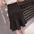 2018新款高腰不规则包臀裙一步裙中长款鱼尾裙半身裙(黑色 XL)第5张高清大图