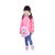 儿童斜挎包手提包新款韩版可爱男童女童小包包幼儿零食包迷你公主(玫红色)第5张高清大图