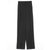 2021新款前开叉西装裤女高腰垂感拖地裤(经典黑色-加长 XL)第5张高清大图