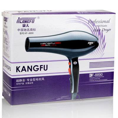 康夫（Kangfu）KF8890电吹风机 1900W 多档调节 以超强高耐温塑料塑成  全国联保 专业呵护您的秀发