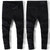 新款男式牛仔裤韩版修身时尚弹力男黑色舒适长裤KQ8102(黑色 33)第3张高清大图