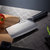 苏泊尔（SUPOR) KE170AD1尖锋系列170mm切片刀多用刀具菜刀KE180AD1一体刚家用厨房菜刀180mm(白色（请修改） KE170AD1)第3张高清大图