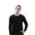 【美国百年品牌】U.S. POLO春季新款男士修身长袖针织衫(圆领藏青色 XL)第2张高清大图