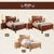 虎源萨尚经济型实木床双层床床垫床头柜HY-810(1米2单人床 默认)第2张高清大图