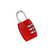苏识 ZCC303红 三位密码锌合金密码锁（计价单位：个）红第2张高清大图