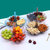 果盘创意现代客厅欧式家用水果盘干果盘办公室桌面零食盘糖果盘(大号4个（4色） 默认版本)第7张高清大图