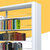 亿景鸿基 金属制图书架 双面书架单面书架图书馆图书架(银白 单面YJ-01)第5张高清大图
