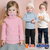 JELISPOON吉哩熊韩国童装冬季新款男童女童猫咪柔软高领T恤(130 淡粉色)第5张高清大图