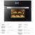 村田（Citin）蒸汽烤箱 嵌入式电蒸箱电烤箱 家用大容量蒸烤一体机ZK50-X8S(黑色 热销)第5张高清大图