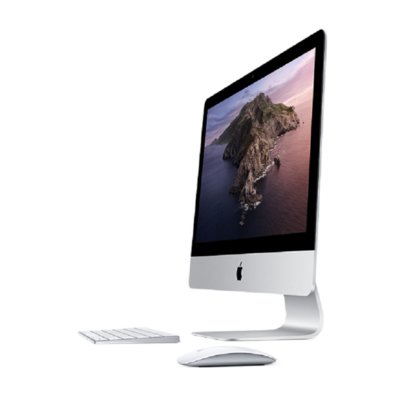 APPLE苹果 iMac一体机 21.5英寸台式电脑主机 4K显示屏 银色(银色 19款八代i3-8G-1TB四核)