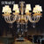 汉斯威诺水晶吊灯欧式客厅灯现代简约卧室灯创意艺术书房灯led餐厅北欧风情灯HS701049(无灯罩 3头)第5张高清大图