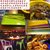 彩色分类筷子糖果家用10双尖头胖哥俩肉蟹煲餐具餐厅酒店时尚创意(十双-蓝色)第2张高清大图