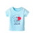 2021新款儿童短袖t恤夏季宝宝衣服纯棉童装男女童体恤小童夏装薄(120 蓝色)第3张高清大图