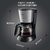 飞利浦（PHILIPS）咖啡机 家用滴漏式美式MINI咖啡壶 HD7435/20炫酷金属色 小巧便捷 香气漩涡科技(黑色 一键启用 洗碗机可用)第4张高清大图