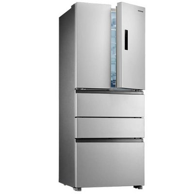 三星(SAMSUNG)冰箱BCD-402DTISE1 450L大容量变频  家用静音 多门冰箱 银色