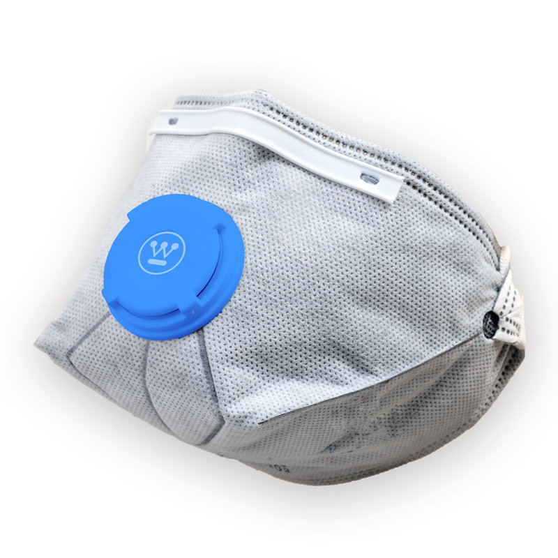 美国西屋(westinghouse) kn95呼吸阀式活性炭防毒防尘防雾霾口罩一盒