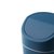 北欧迷你桌面垃圾桶 家用厨房书桌纸篓筒有盖杂物收纳清洁筒(翻盖蓝色)第5张高清大图