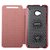 倍思（BASEUS）HTC ONE/M7/802T/802W/802D/801E彩薄皮套（玫红色）第3张高清大图