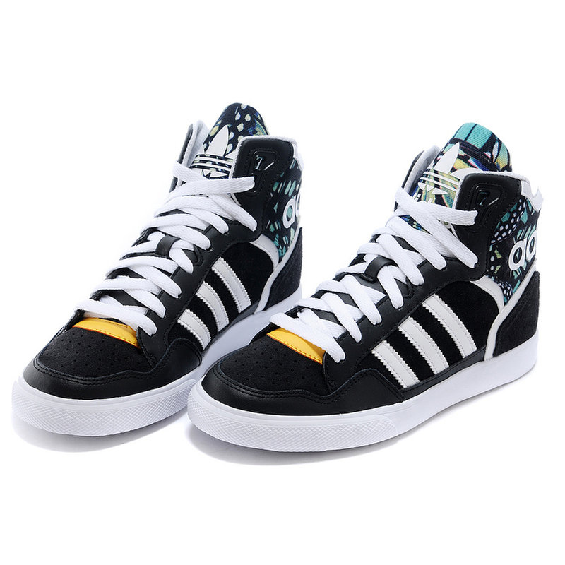 阿迪达斯adidas高帮女鞋男鞋情侣鞋三叶草板鞋范冰冰同款m20866休闲鞋