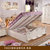拉斐曼尼家具 FA022 智能欧式床 法式双人床 1.8米实木床田园床公主床(香槟金 床+床头柜+床垫)第2张高清大图